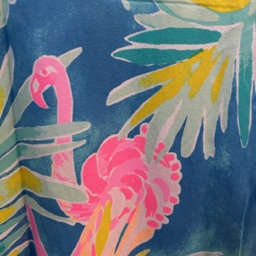 Lilly Pulitzer Sophiletta Dress Women’s XL Show Stopper Flamingo Print Stretch - Picture 5 of 5